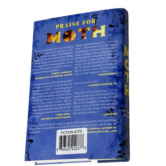 Moth Melody Razak | 2022 Historical Fiction Hardcover | Family Drama - Picture 3 of 3